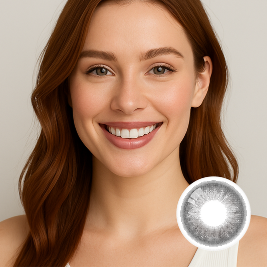 Gray｜ SILCONE DAILY COLOURED CONTACT LENSES 10PCS